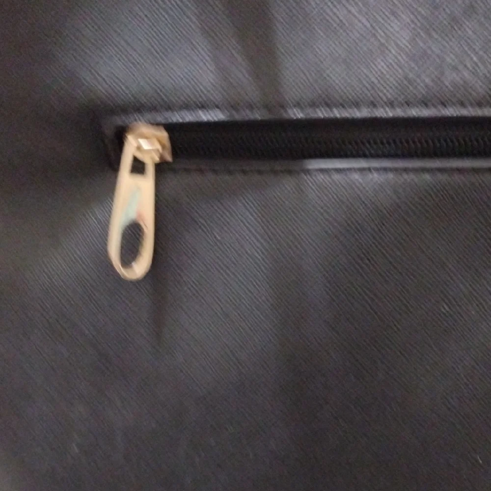 Black Tote Bag with Gold Bee Accent - Picture 10 of 16